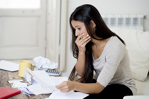 looking at debt payments